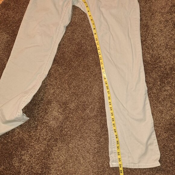 BKE Derek Casuals Lt Khaki Pants With Embroidered Pockets Size 32L - Picture 3 of 10